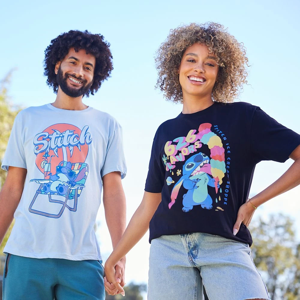 Disney Stitch Beach Chair T-Shirt For Adults – Lilo & Stitch 4 Disney Stitch Beach Chair T-Shirt For Adults – Lilo & Stitch - Image 4