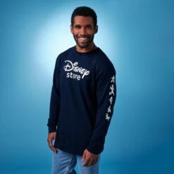 Disney Store Logo Long Sleeve T-Shirt For Adults -Disney Shop 7807107060261 1