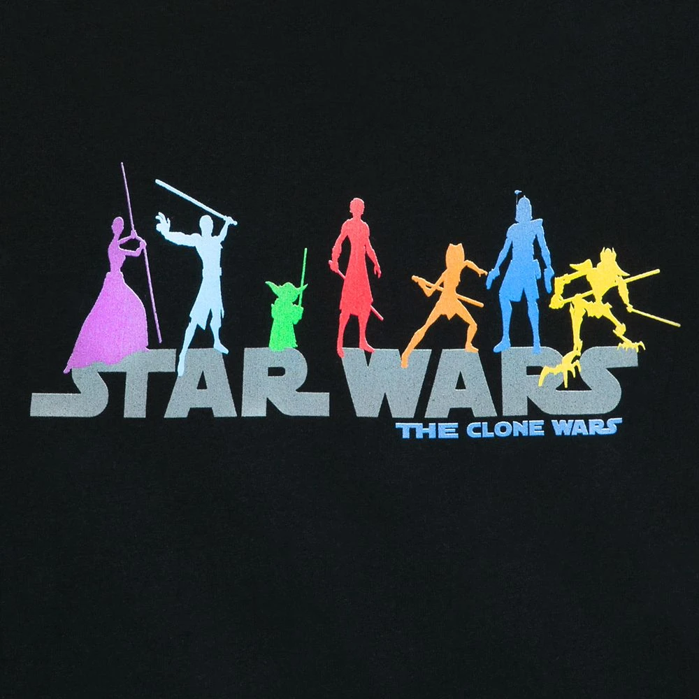 Disney Star Wars: The Clone Wars T-Shirt For Adults – Star Wars Pride Collection 2 Disney Star Wars: The Clone Wars T-Shirt For Adults – Star Wars Pride Collection - Image 2